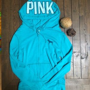 Victoria’s Secret PINK Zip Up Sweatshirt Size S